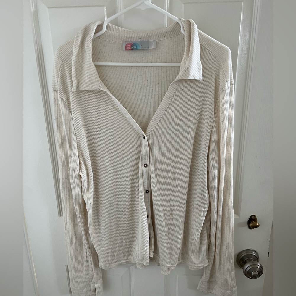 Free People Beach Gia Button Down